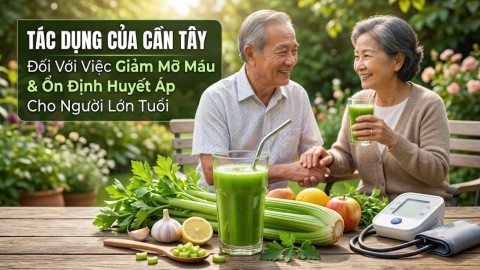 Tác Dụng Của Cần Tây Đối Với Việc Giảm Mỡ Máu Và Ổn Định Huyết Áp Cho Người Lớn Tuổi 